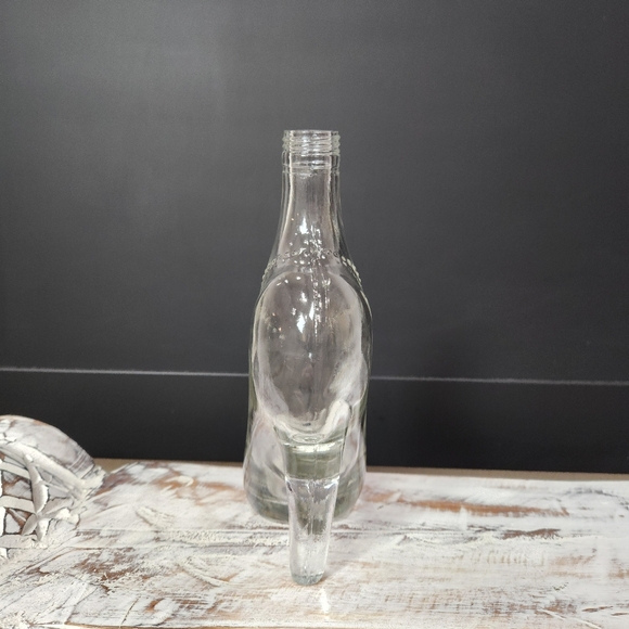 Vintage Glass Bottle Stiletto Clear High Heel Shoe Bottle - Picture 5 of 7